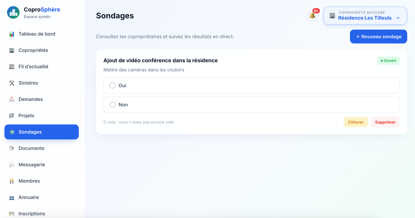 Sondages & votes